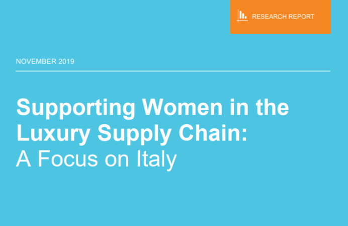 Supporting Women in the Luxury Supply Chain: A Focus on Italy