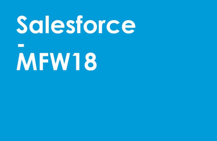 Salesforce joins the Milan Fashion Week 2018