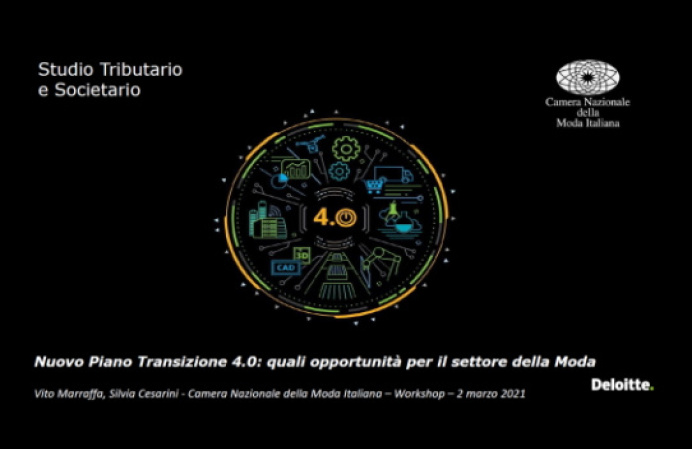 Nuovo Piano Transizione 4.0: quali opportunità per il settore della Moda
