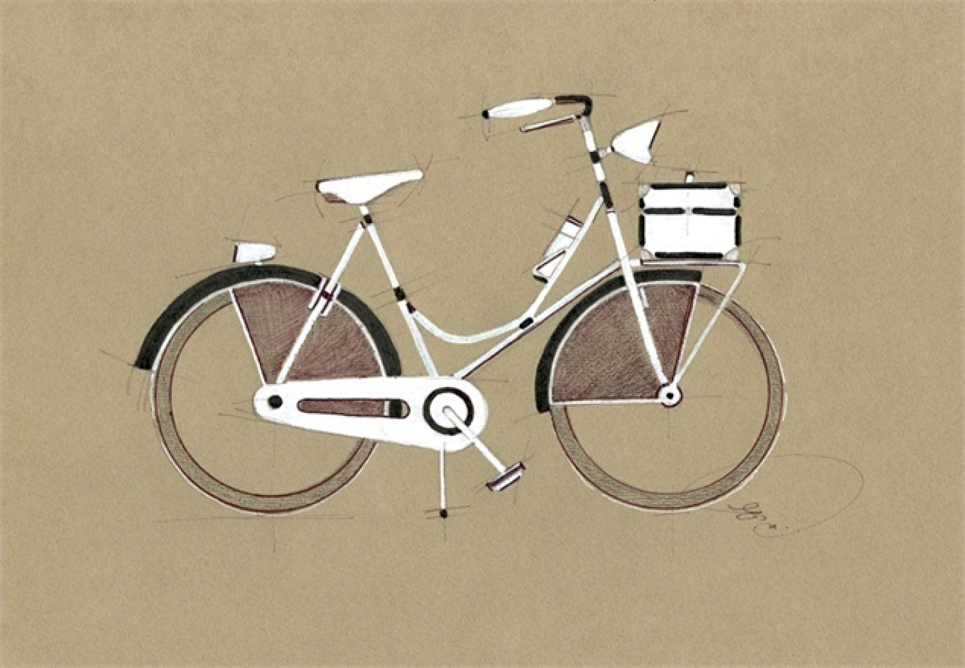 LA BIKE IN VISONE DI  SIMONETTA RAVIZZA