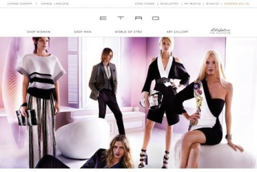 ETRO LANCIA IL NUOVO SITO E L’E-COMMERCE