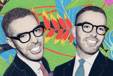 Intervista a Dean & Dan Caten - Illustrazione di Anna Higgie