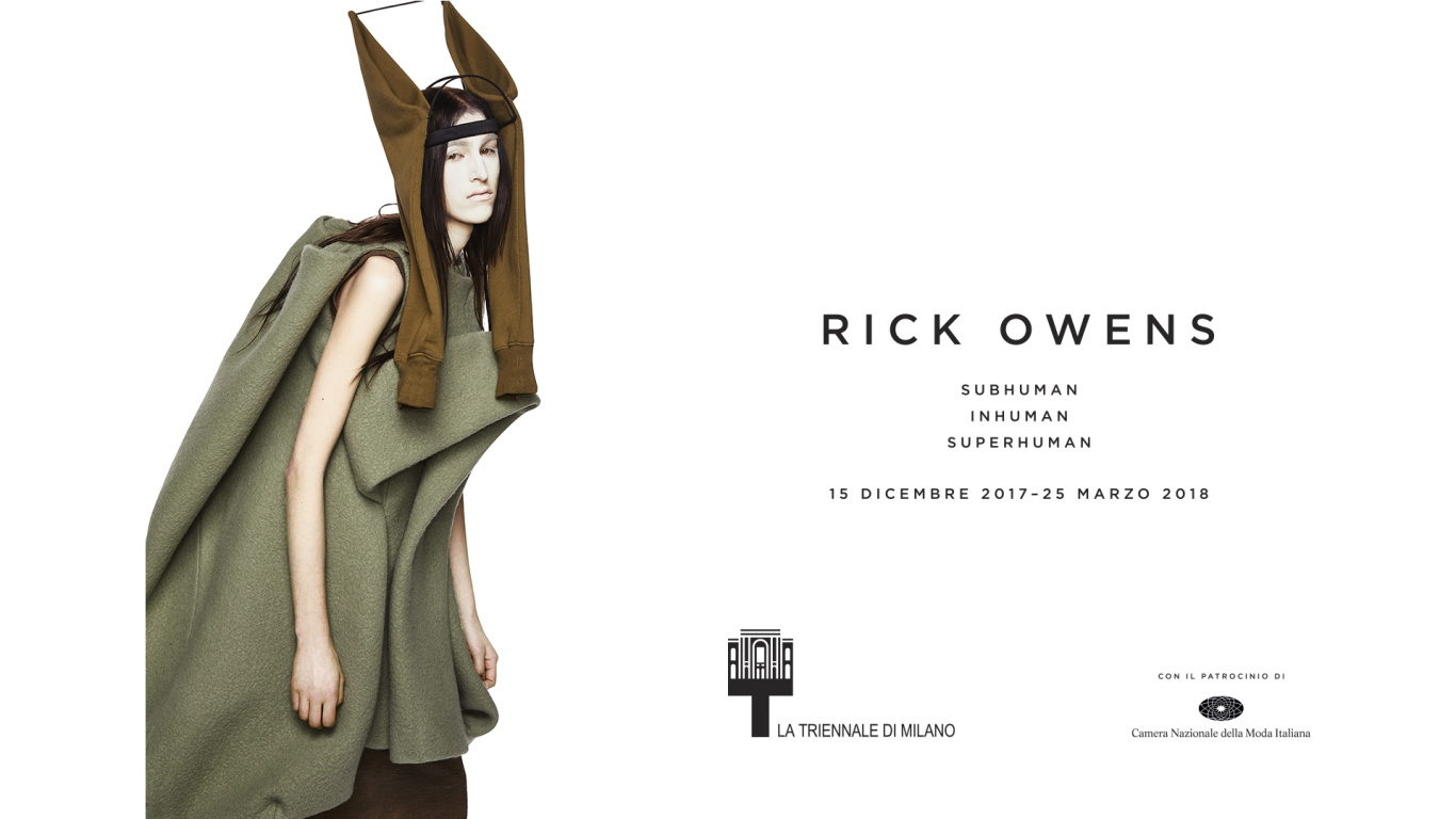 La Triennale presents "Rick Owens. Subhuman Inhuman Superhuman"