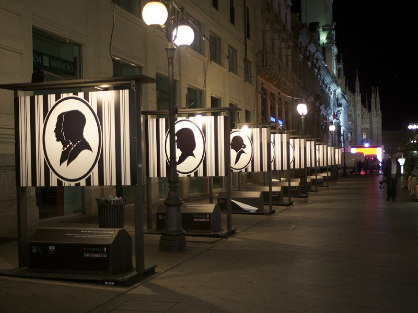 E i designer diventano silhouette