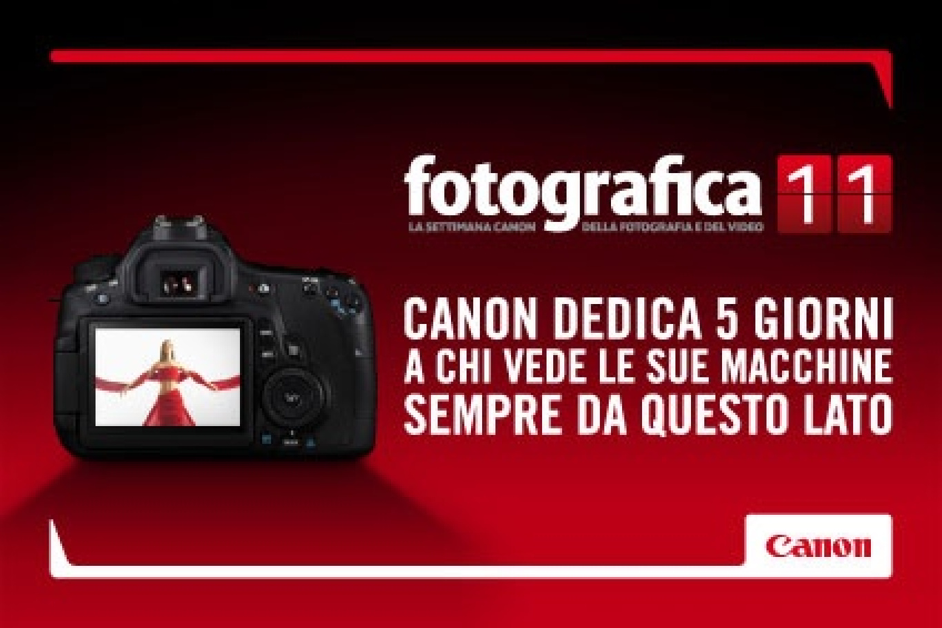 CAMERA NAZIONALE DELLA MODA OSPITE DEL PROPRIO MAIN SPONSOR CANON A FOTOGRAFICA 2011