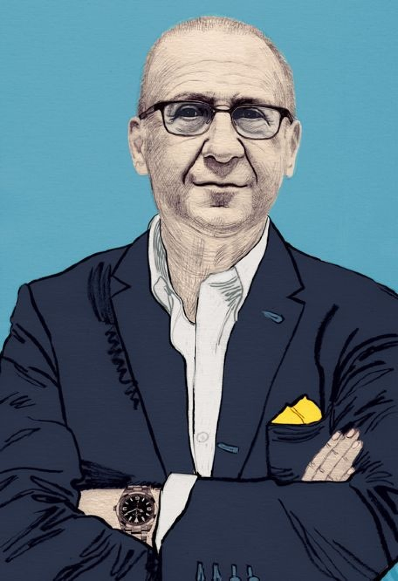 Intervista ad Andrea Panconesi - LuisaViaRoma. Illustrazione di Anna Higgie