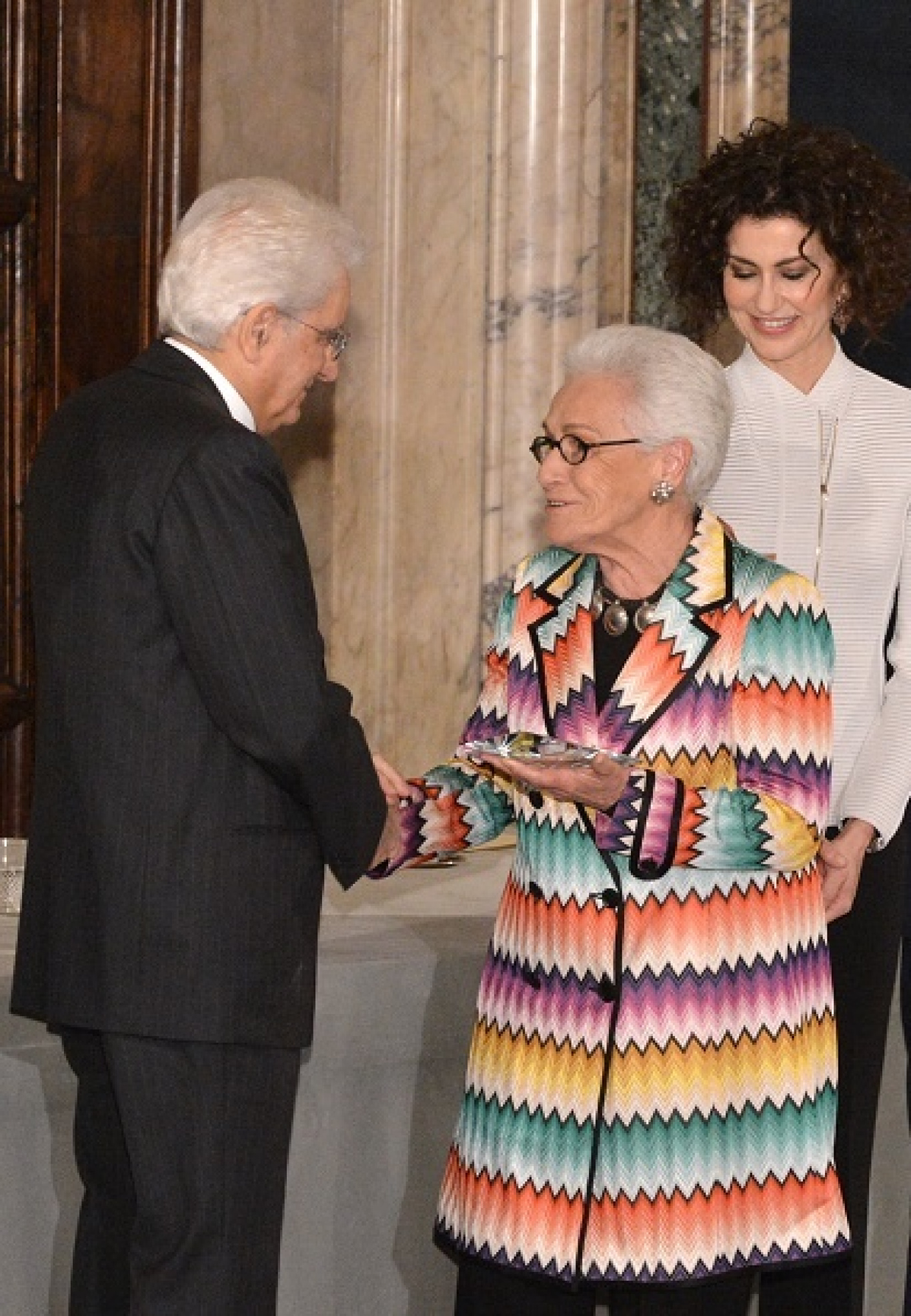 Rosita Missoni awarded with the Leonardo Career Prize