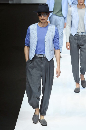 Fotoservizio/SS 2019/MEN/SFILATA/GIORGIO ARMANI/DP2/9